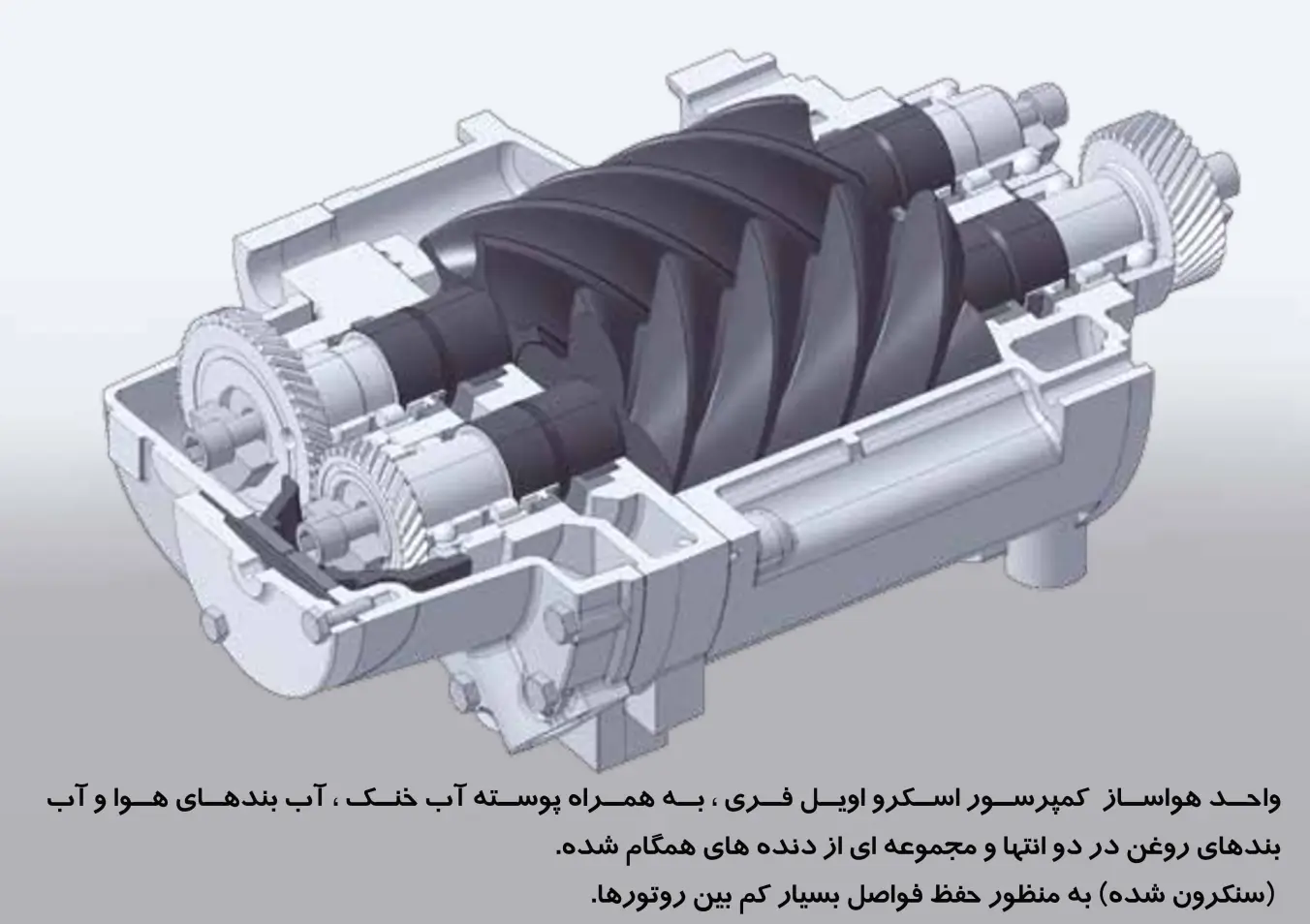 کمپرسور اسکرو اویل فری
