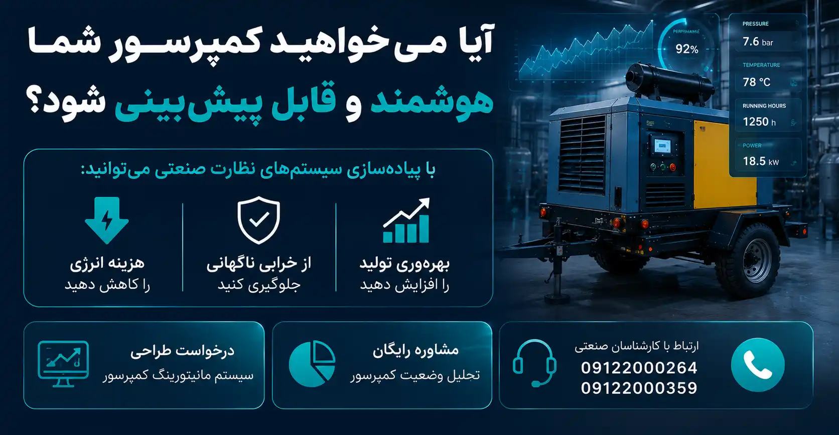 نظارت در کمپرسور
