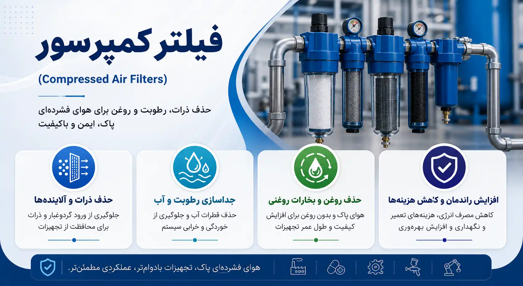 فیلتر در کمپرسور
