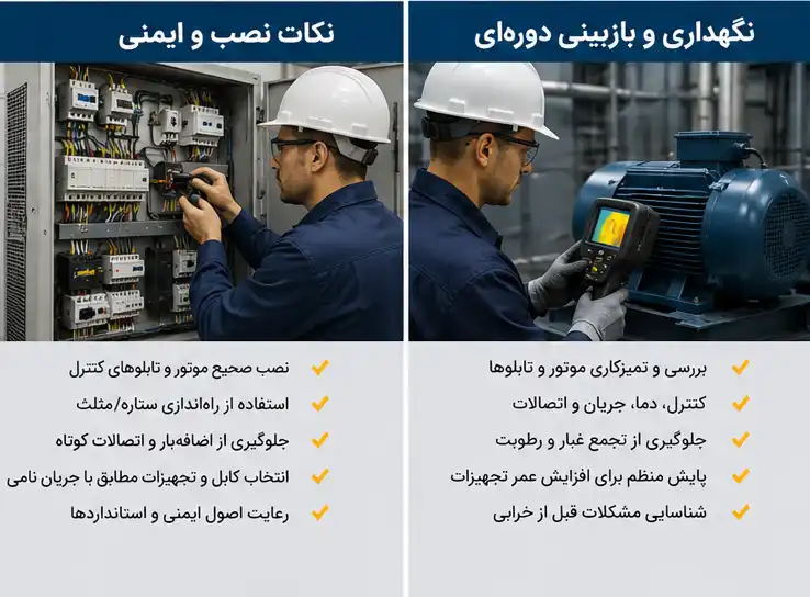 تاسیسات الکتریکی کمپرسور