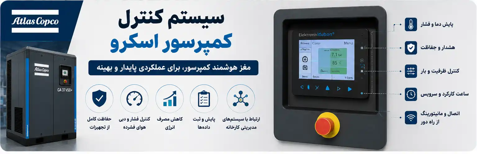 سیستم کنترل کمپرسور اسکرو
